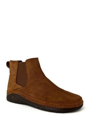 Chaco Women's Paonia Chelsea Casual Boots Women’s Size 8 Brown Suede Ankle EUC